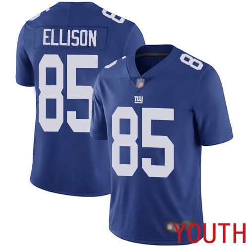 Youth New York Giants #85 Rhett Ellison Royal Blue Team Color Vapor Untouchable Limited Player Football NFL Jersey->youth nfl jersey->Youth Jersey